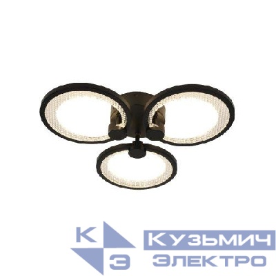 Светильник светодиодный Odry CLL-1-46-RC BK 46Вт 3000К-6000К 405х375х100 с пультом ДУ черн. Эра Б0069750