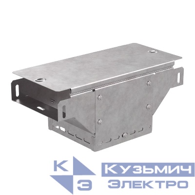 Ответвитель Т-образный вертикальный 150х50 с крышкой Стандарт Промрукав PR16.0959