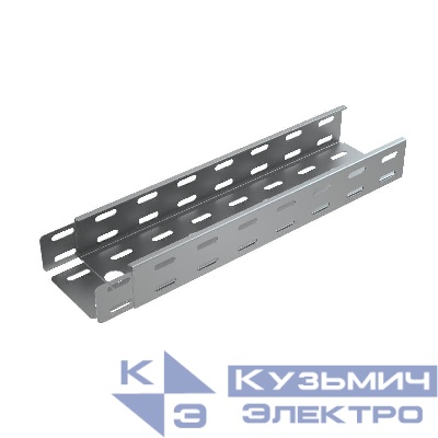 Лоток листовой перфорированный 50х50 L3000 сталь 1мм "Быстрый монтаж" LP50-50-1.0-3000 КМ LO0198