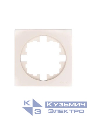 Рамка 1-м OSEN горизонт. квадрат сл. кость LEZARD 743-9000-146