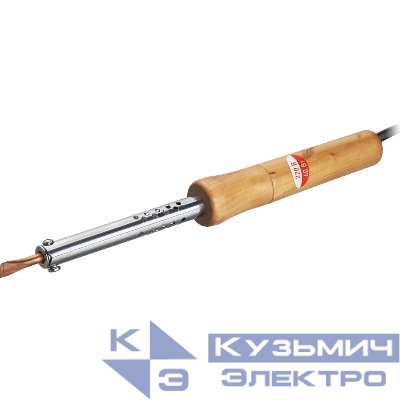 Паяльник 90 221 OSE-Pes06-40W-CP дерево; клин прямой ОНЛАЙТ 90221