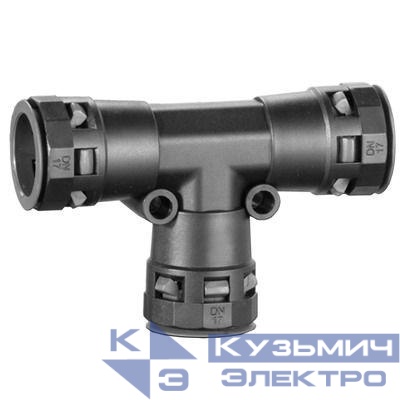 Тройник для полиамид. труб Dn23/23/23мм DKC PAT23N