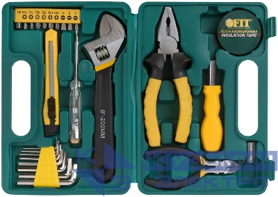 Набор инструмента 26шт пластиковый чемодан FIT 65125