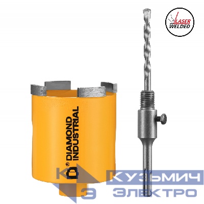 Diamond Industrial Алмазная коронка по армированному бетону 72 мм SDS+ Diamond Industrial