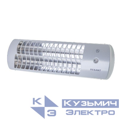 Обогреватель электрический инфракрасный панельный 1.5кВт с кварцевыми лампами в стальном корпусе с регулировкой мощности Rexant 60-0060