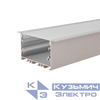 Комплект врезного алюм. профиля с рассеив. 62х32мм 2м Rexant 146-404