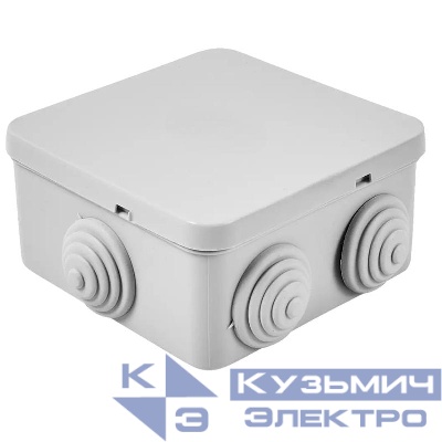 Корпус распаячной коробки 80х80х40мм кабельный ввод пластик Cetinkaya Pano CP1038