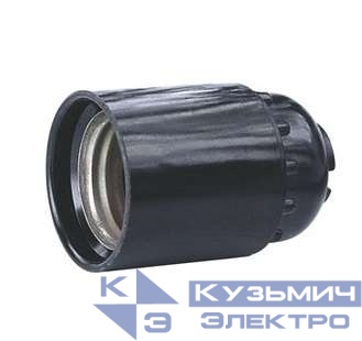 Патрон электрич. E27 подвес. карболит. М12 4А 250В инд. упак. UNIVersal 5560725