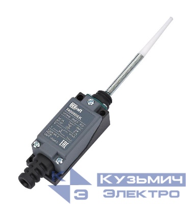 Выключатель концевой 1НО1НЗ пружинный рычаг метал. DEKraft 34008DEK