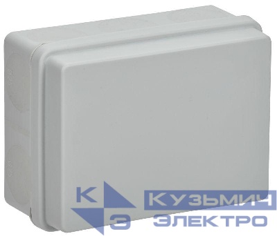 Коробка распаячная ОП КМ42441 150х110х70мм IP67 10 вводов сер. IEK UKO21-150-110-070-K41-66