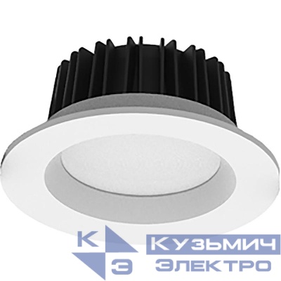 Светильник светодиодный AL265 10Вт 4000К 800лм 90град. встраив. с драйвером в комплекте бел. FERON 41615