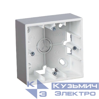 Коробка установочная ОП 1-м Simon15 алюм. 1590751-033