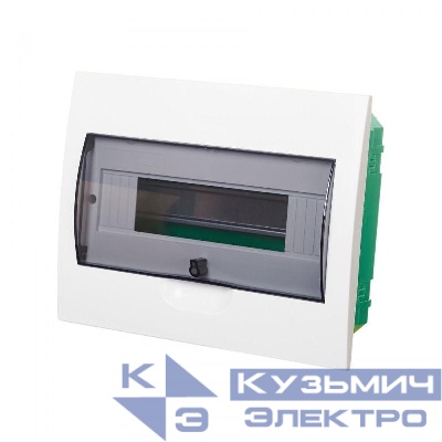 Бокс встраиваемый СП City9 Box 1 ряд 12мод. с прозр. дверцей SE EZ9E112S2FRU