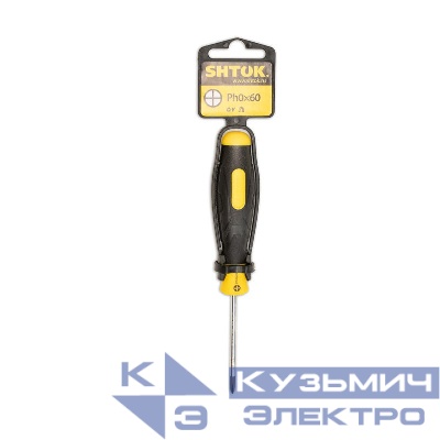 Отвертка РН 0х60мм (09106) SHTOK 376323