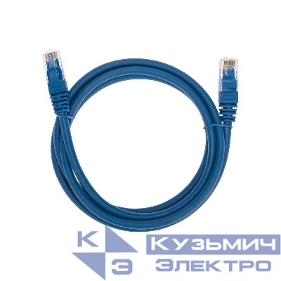 Патч-корд U/UTP CAT 6 RJ45-RJ45 26AWG LSZH син. 1.5м Rexant 02-0294-105