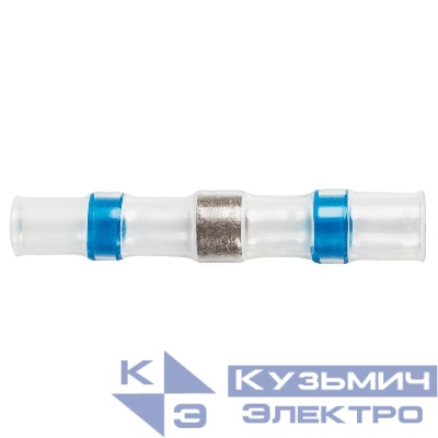 Соединитель термоусаживаемый под пайку L40мм 1.5-2.5мм (ПК-т 2.5) син. Rexant 08-0753