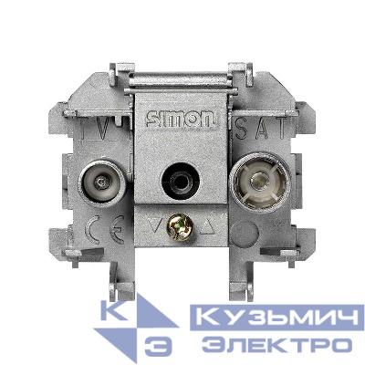 Розетка телевизионная проходная TV/R/SAT Simon 73 Loft механизм Simon 73487-69