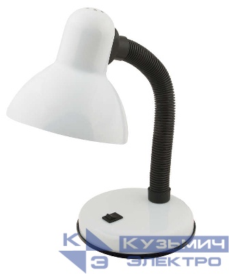 Светильник настольный TLI-225 WHITE E27 механ. выкл. бел. Uniel UL-00001805