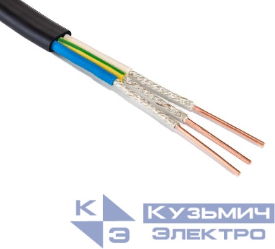 Кабель ВВГ-Пнг(А)-FRLSLTx 3х2.5 (N PE) 0.66кВ (уп.100м) ПромЭл 13475930