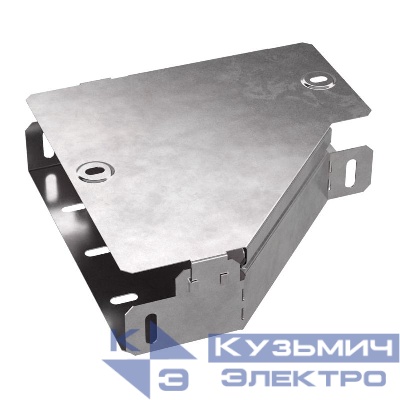 Переходник для лотка левый 200х100х50 с крышкой Стандарт Промрукав PR16.0489