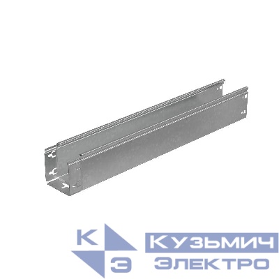 Лоток листовой неперфорированный 100х100 L4000 сталь 1.2мм "Быстрый монтаж ПЛЮС" КМ PL11042