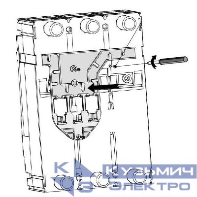 Разъем для втычного SUSOL MCCB ASS'Y BASE CONNECTOR TS800 LS Electric 83261174806