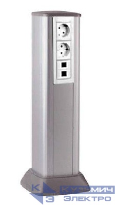 Колонна для эл. установ. 0.5м алюм. сер. мет. DKC 19551