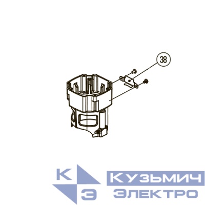 Запчасть №38 для HGSR. Пластина