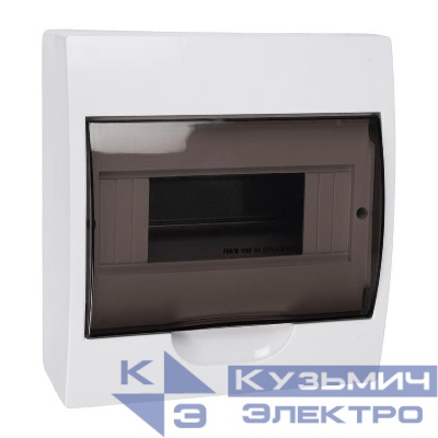 Бокс модульный накладной PDB/W 1008 WH (ЩРН-П- 8) IP41 пластик. Pro JazzWay 5071667