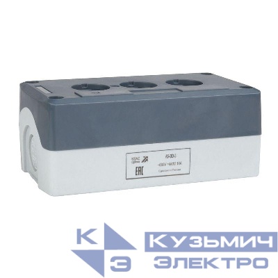 Корпус кнопочного поста OptiSignal D22 A5-BD-3 3 отв XALD03 КЭАЗ 338520