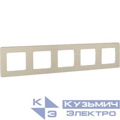 Рамка 5-м Inspiria сл. кость IEK 673971