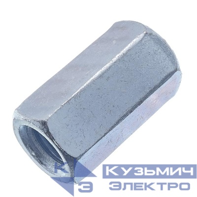 Гайка соединительная М 8 DIN 6334 цинк (уп.2шт) европодвес СТРОЙМЕТИЗ 30500512