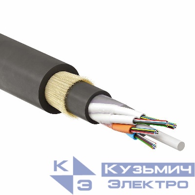 Кабель волоконно-оптический модульный с защитой стекловолоконными нитями для прокладки в канализаци нг(А)-HF 12 ОВ категорияOS2 (G.652.D) диэлектрический 27кН DKC RNGYMT9C1201