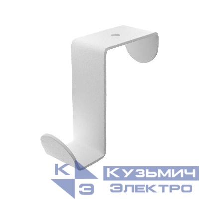 Держатель для хранения одежды в стиле лофт крепление на дверь 3 штуки бел. Rexant 38-0712