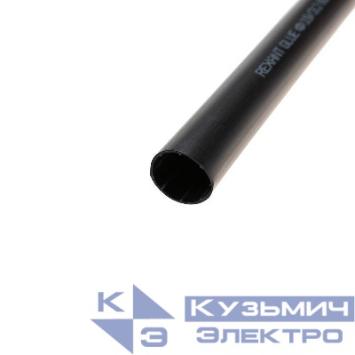 Трубка термоусадочная клеевая 19/3.2 (6:1) черн. 1м (уп.4шт) Rexant 23-0019