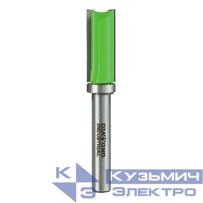 Diamond Industrial Фреза пазовая прямая (обгонная) с верхним подшипником 12x30 мм, S=8 мм, Z=2 Diamond Industrial