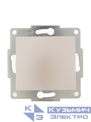 Выключатель 1-кл. 1п СП Karina 10А IP20 механизм жемчуж./бел. перламутр. LEZARD 707-3088-100