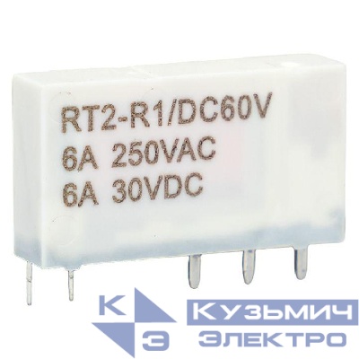 Реле промежуточное РП slim 23/1 6А 60В DC EKF rps-23-1-60DC
