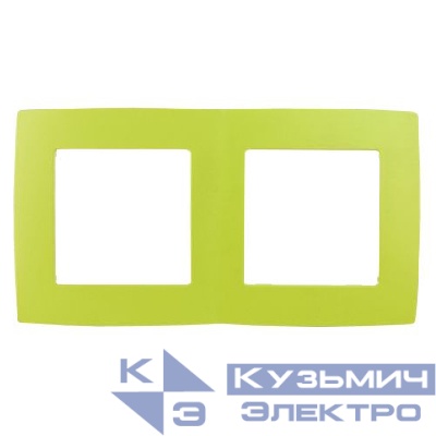 Рамка 2-м 12-5002-26 лайм ЭРА Б0019400