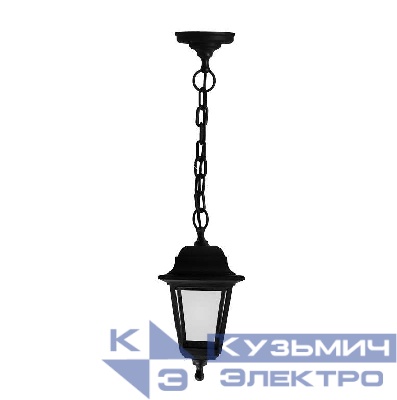 Светильник Basis подвес черн. пластик прозр. стекло IP44 E27 60Вт DUWI 24136 2