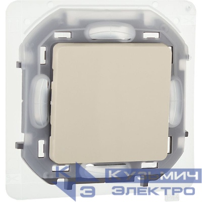 Переключатель 1-кл. Inspiria 10А IP44 250В 10AX механизм сл. кость IEK 673671