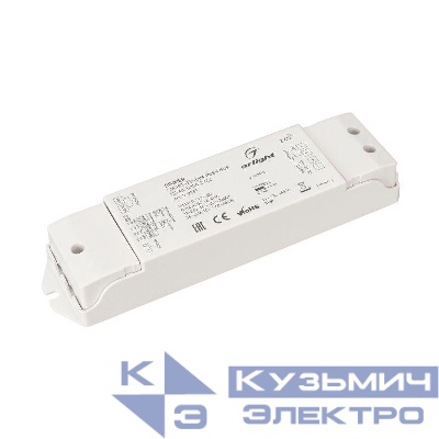 Диммер SMART-D21-DIM-PUSH-SUF 12-48В 1х15А 2.4G IP20 пластик Arlight 032981