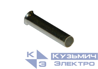 Штыревой втулочный кабельный наконечник EN 2512 (НШВ F=12мм) 2,5мм2, неизолированный, 100 шт., NETKO Optima