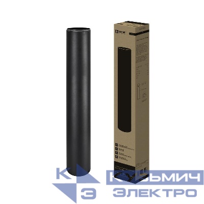 Столб напольный СН-CITY 810BL для светильника ТБУ-CITY 810мм IP54 черн. IN HOME 4690612062631