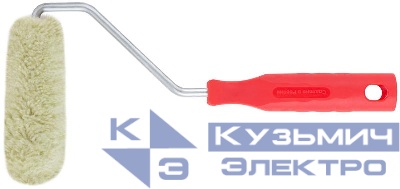 Валик "мини" 110мм d15/37мм ворс 11мм полиакрил. зел. КУРС 02708