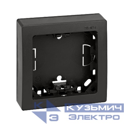 Рамка 1-м Simon73 Loft 75х75мм графит Simon 73610-62