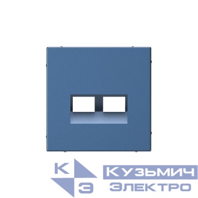 Накладка двойная ArtGallery для информационных функций типа Keystone аквамарин SE GAL001190