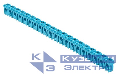 Маркер открытого типа KE 0.75-1.5кв.мм символ "6" (уп.500шт) IEK UMK-KE1-6