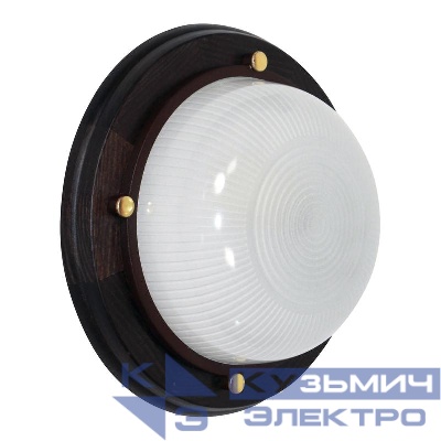 Светильник НПП 03-60-013 "Самарканд" 1301 60Вт E27 IP65 матов./корпус дерево венге (инд. упак.) Элетех 1005500974
