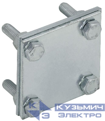 Зажим крестообразный с раздел. полоса-полоса 40мм оцинк. сталь HDZ IEK ZCC68-14-1-40